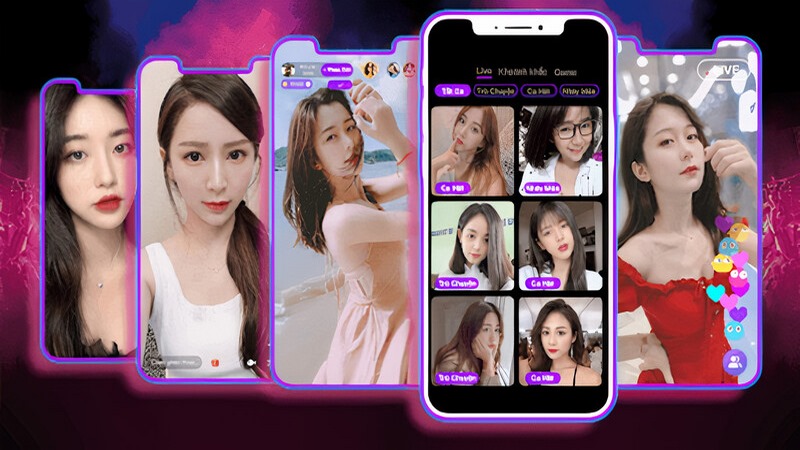 app live show Hàn Quốc